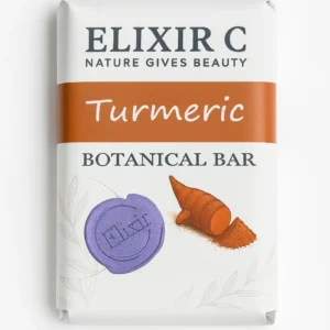 بوتانیکال بار زردچوبه ElixirC | پن گیاهی ضد جوش و پاک‌کننده قوی صورت و بدن