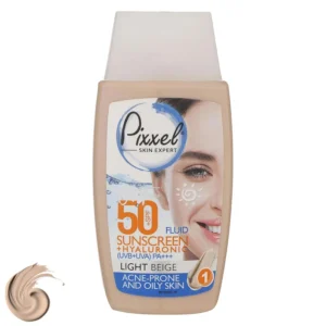 ضدآفتاب رنگی پیکسل SPF50 پوست چرب و مستعد آکنه - بژ روشن | Pixxel Sunscreen Acne-Prone & Oily Light Beige