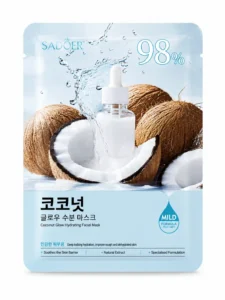 ماسک ورقه‌ای آبرسان نارگیل سادوئر | Sador Coconut Glow Hydrating Mask