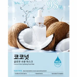 ماسک ورقهای آبرسان نارگیل سادوئر | Sador Coconut Glow Hydrating Mask