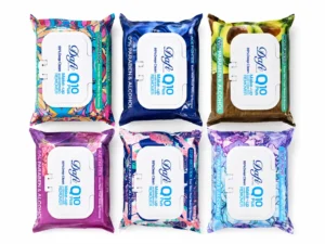 دستمال مرطوب پاک‌کن آرایش Q10 Plus دافی 55 عددی | Dafi Q10 Plus Make Up Remover