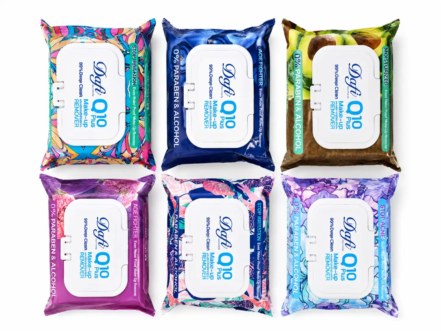 دستمال مرطوب پاککن آرایش Q10 Plus دافی 55 عددی | Dafi Q10 Plus Make Up Remover دستمال مرطوب پاککن آرایش Q10 Plus دافی 55 عددی | Dafi Q10 Plus Make Up Remover
