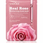 ماسک ورقه‌ای آبرسان رز طبیعی سادوئر | Sador Real Rose Moisturizing Mask