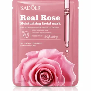 ماسک ورقهای آبرسان رز طبیعی سادوئر | Sador Real Rose Moisturizing Mask