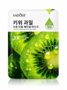 ماسک ورقه‌ای آبرسان کیوی سادوئر | Sador Kiwi Fruit Hydrating Mask