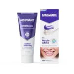 خمیر دندان ضد زردی پرپل وایت میسویک حجم 75 گرم | Misswake Purple White