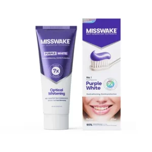 خمیر دندان ضد زردی پرپل وایت میسویک حجم 75 گرم | Misswake Purple White
