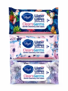 دستمال مرطوب ملایم ضدعفونی‌کننده دافی 12 عددی | Dafi Gentle Cleansing Wet Wipes