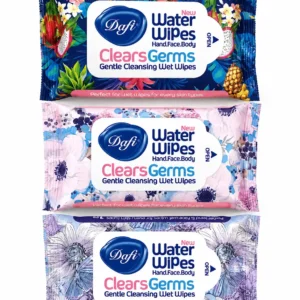 دستمال مرطوب ملایم ضدعفونیکننده دافی 12 عددی | Dafi Gentle Cleansing Wet Wipes