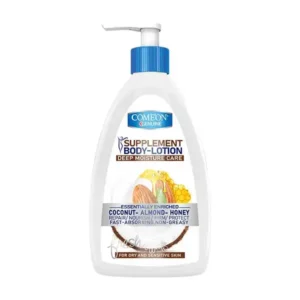 لوسیون بدن نارگیل، بادام و عسل کامان حجم 510 میلی‌لیتر | Comeon Body Lotion Coconut Almond Honey