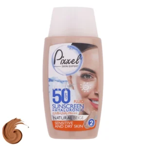 ضدآفتاب رنگی پیکسل SPF50 پوست چرب و مستعد آکنه - بژ طبیعی | Pixxel Sunscreen Acne-Prone & Oily Natural Beige