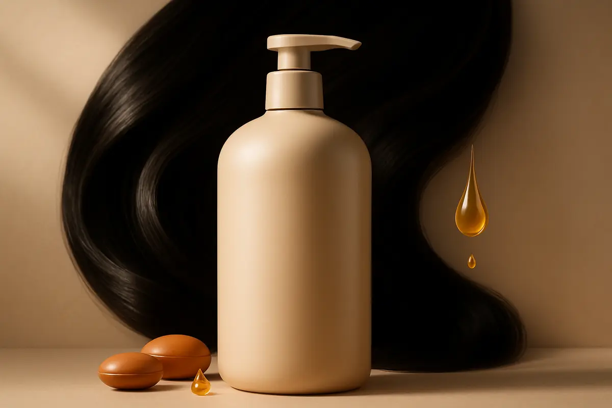 شامپو بدون سولفات برای موهای کراتینه لومافوفو با روغن آرگان و کراتین