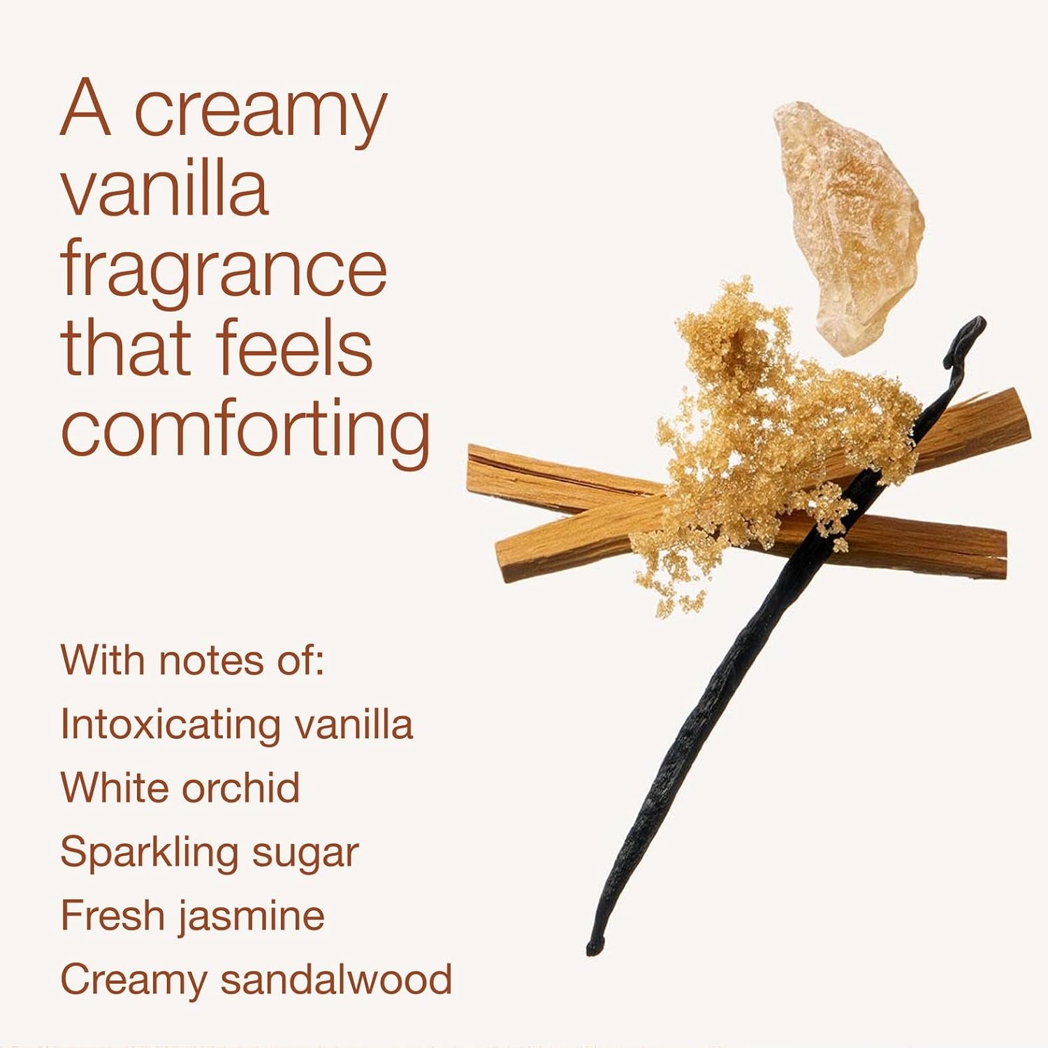 شامپو بدن بث اند بادی ورکس Warm Vanilla Sugar حجم 295 میلیلیتر نتهای رایحه شامپو بدن وانیل و شکر
