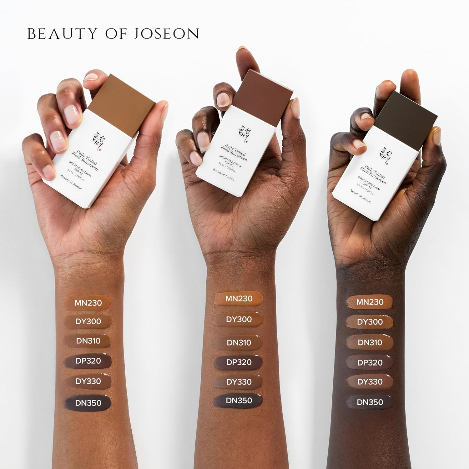 ضدآفتاب رنگی Beauty of Joseon SPF 40 کد MN230 حجم 50 میل نمای رنگ MN230 ضدآفتاب بیوتی آف جوسان