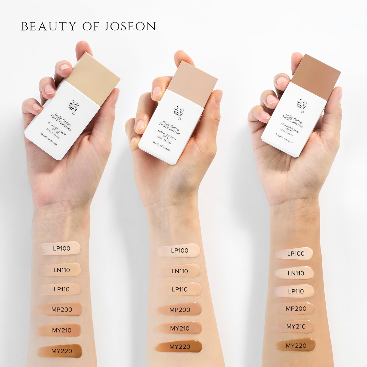 ضدآفتاب رنگی Beauty of Joseon SPF 40 کد MY210 حجم 50 میل ویژگیهای ضدآفتاب مینرال رنگی بیوتی آف جوسان MY210