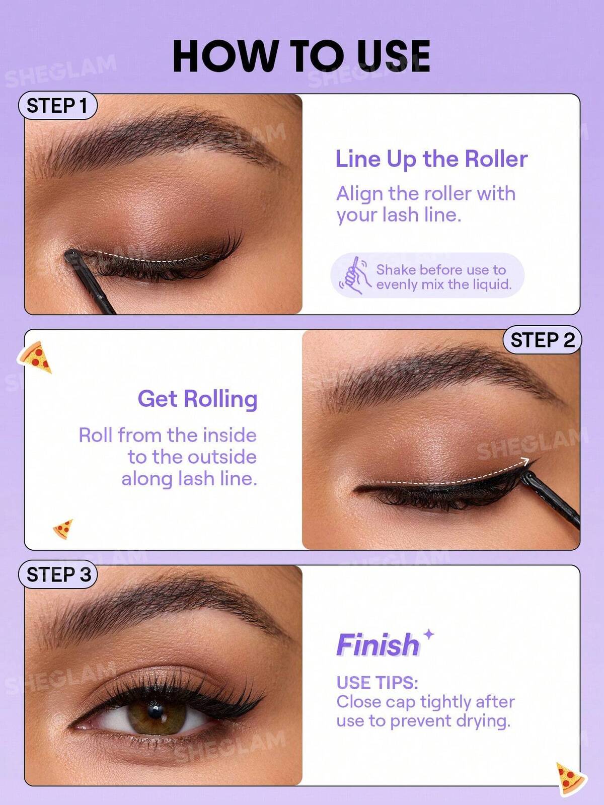 خط چشم رولی مشکی شیگلم Swift Stroke Roller Eyeliner Pen خط چشم رولی شیگلم Swift Stroke رنگ مشکی