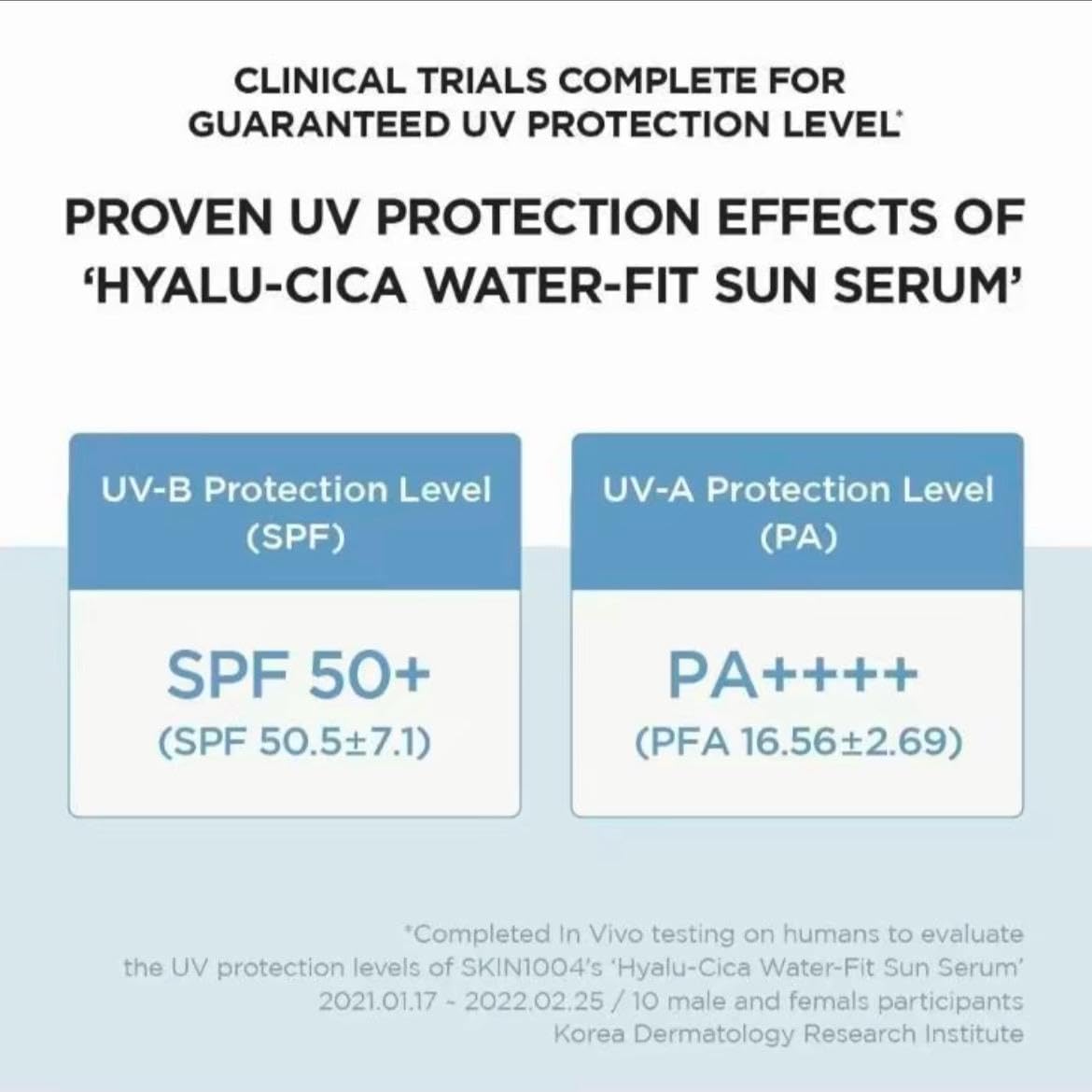 پک دوتایی ضدآفتاب Hyalu-Cica Water-Fit اسکین۱۰۰۴ ۵۰ میل محافظت SPF50+ PA++++ ضدآفتاب هیالو سیکا اسکین۱۰۰۴