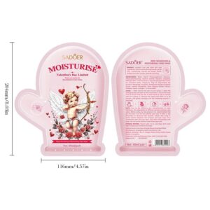ماسک دست رز سادوئر SADOER مدل Rose Nourishing & Moisturising حجم 40 میلی‌لیتر