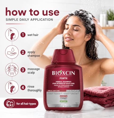 پک ۳ عددی شامپو گیاهی ضدریزش و تقویتکننده بیوکسین ۳۰۰ میل شامپو Bioxcin Herbal حجم ۳۰۰ میل