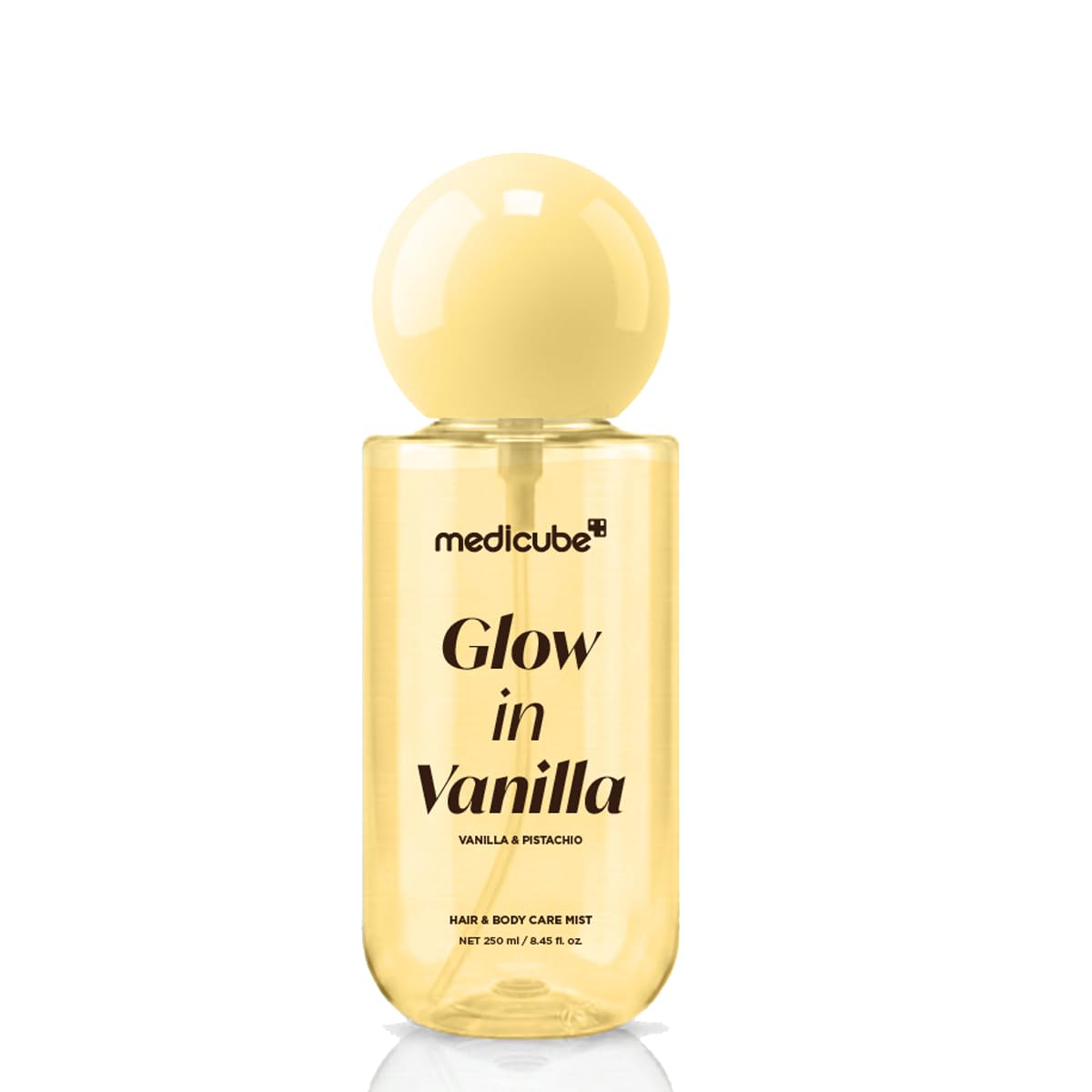 میست خوشبوکننده مو و بدن مدی کیوب Glow Vanilla حجم 250 میلیلیتر میست خوشبوکننده مو و بدن مدی کیوب Glow Vanilla حجم 250 میلیلیتر